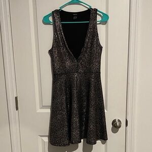 Rue21 Shimmering Black Mini Dress